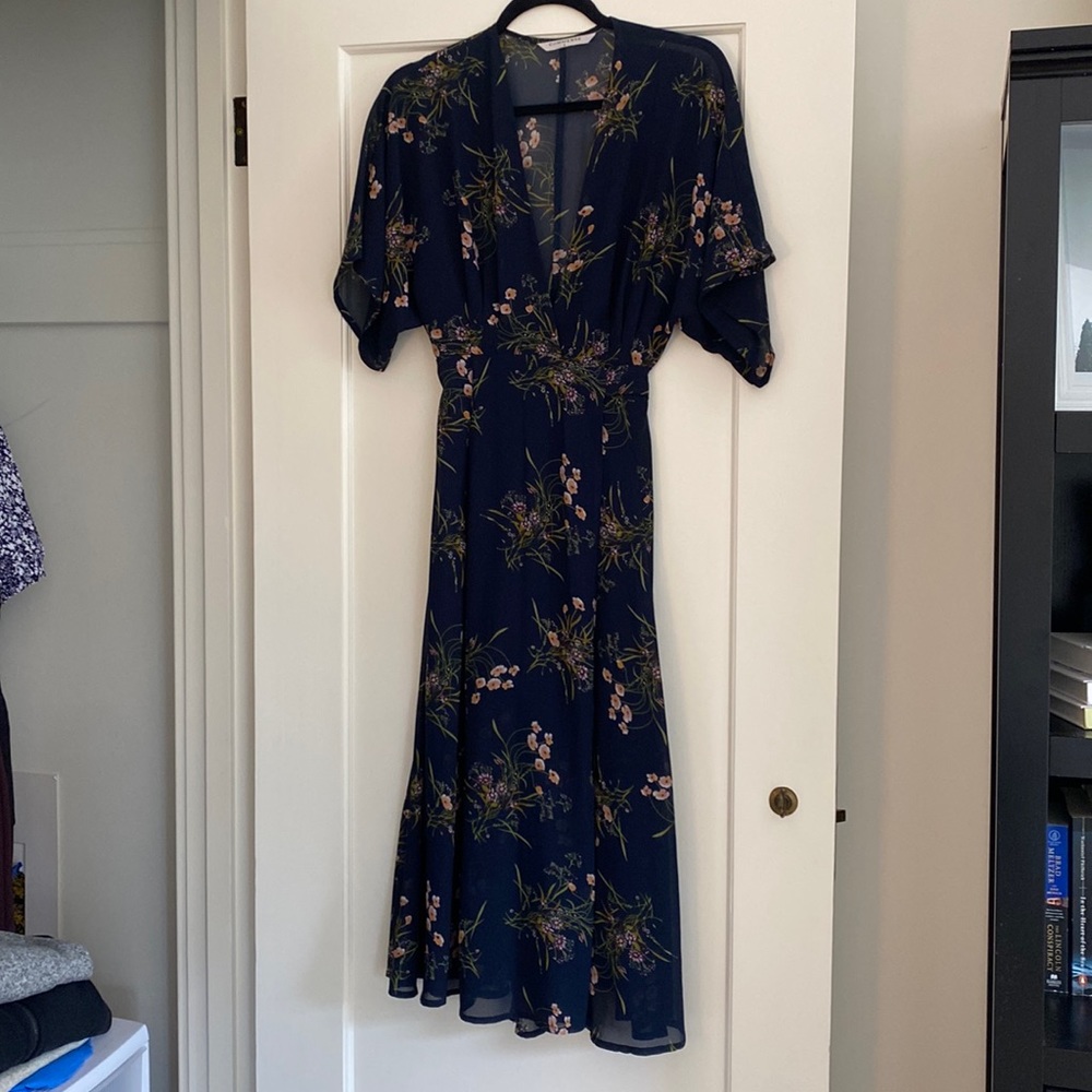 Never worn Commense midi wrap dress